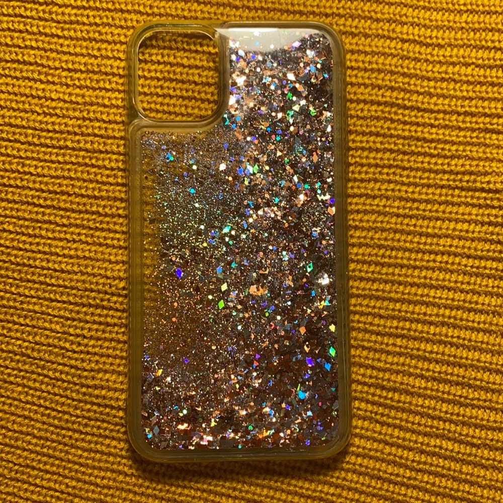 Pink Sparkle iphone 11 case
